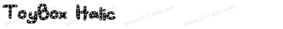 ToyBox Italic字体转换